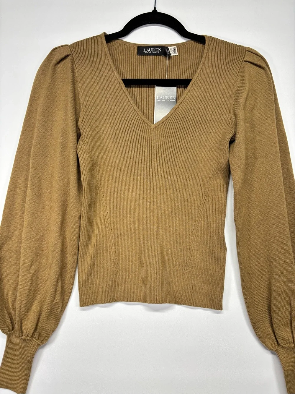 ✨Lauren Ralph Lauren Women's Blouson-sleeve Sweater Size XS